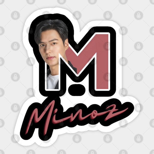 Lee Min Ho, M for Minoz Sticker by docferds